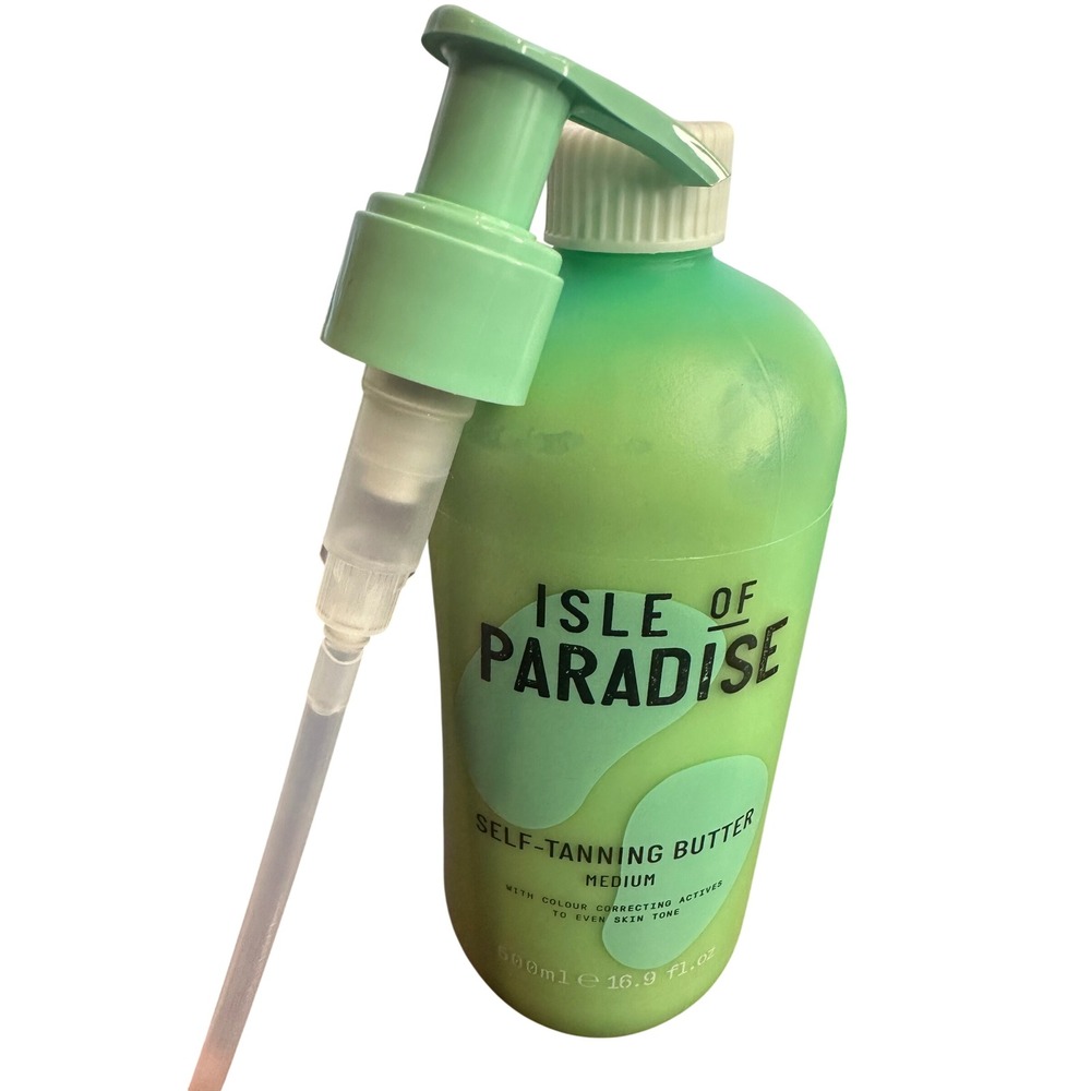 Isle of Paradise Self-Tanning Butter Medium 16.9 fl oz 500ml with Pump